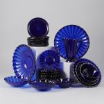 498159 Blue glass